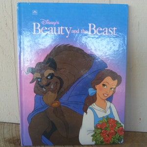 Disney Beauty and The Beast Children&#39;s Book 1991 Walt Disney