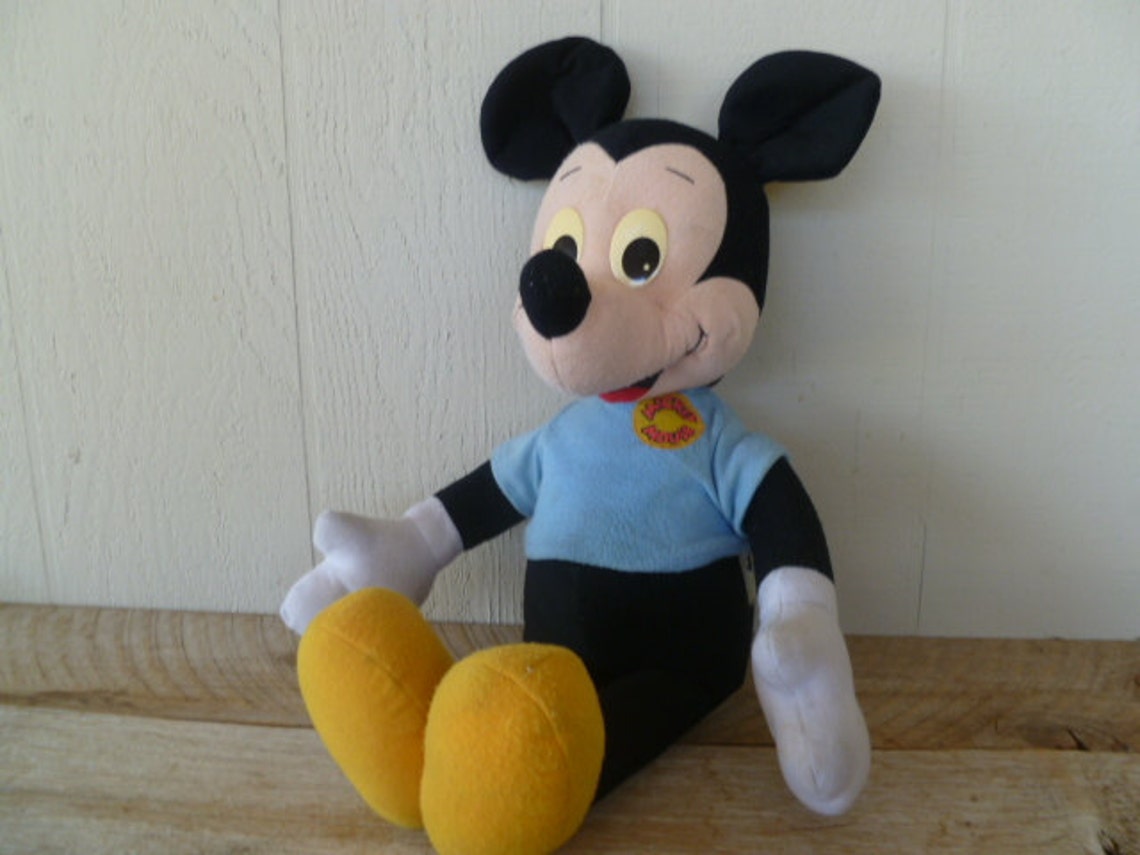 Vintage Talking Mickey Mouse Doll Playskool 22 Etsy