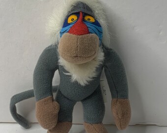 Lion King II Simbas Pride "Rafiki" Plush Tiny 4.5" Tall Stuffed Animal Toy McDonalds Happy Meal Toy