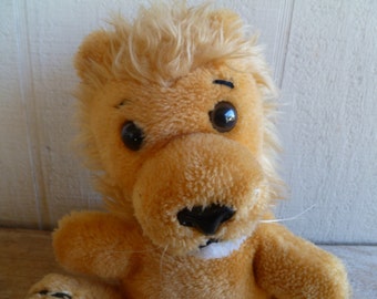 ヴィンテージ エデン ライオン ぬいぐるみ ベビースクイーカー レッド