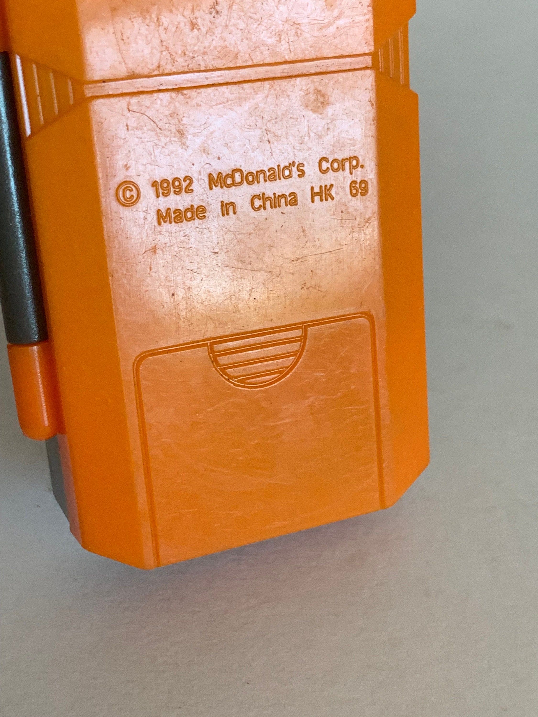 Walkie-talkie espía codificador M Squad de McDonalds, juguete