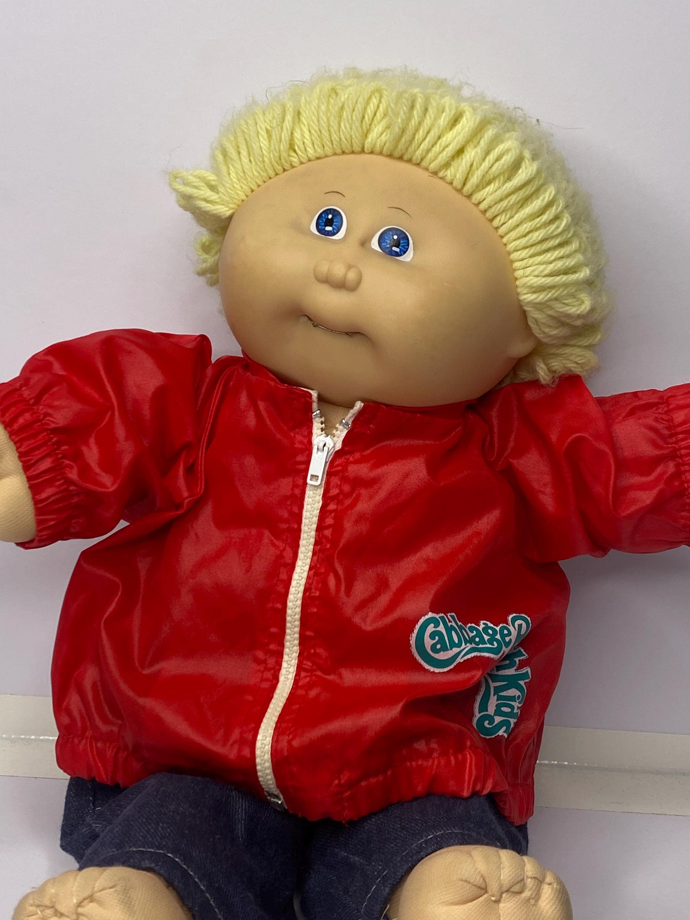 Cabbage Patch Kids Boy Doll Braces Blond Hair and Blue Eyes 17