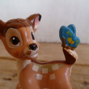 Disney Movie Bambi with Butterfly 3.5&quot; Tall McDonalds Happy Meal Toy
