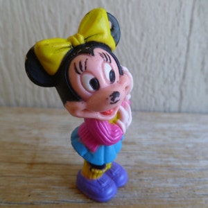 Disney Minnie Mouse Plastic Figurine Cake Topper 2.25" Tall