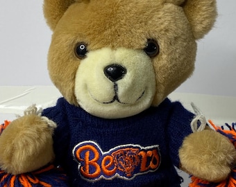 Oso de peluche animadora Trudy Toys, 33 cm de alto, 1983