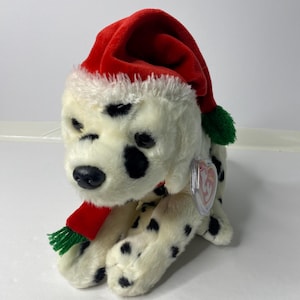 Ty Wynter the Dalmatian Classic Beanie Buddies Plush Dalmatian Dog 16" Long 2003 Stuffed Animal Toy