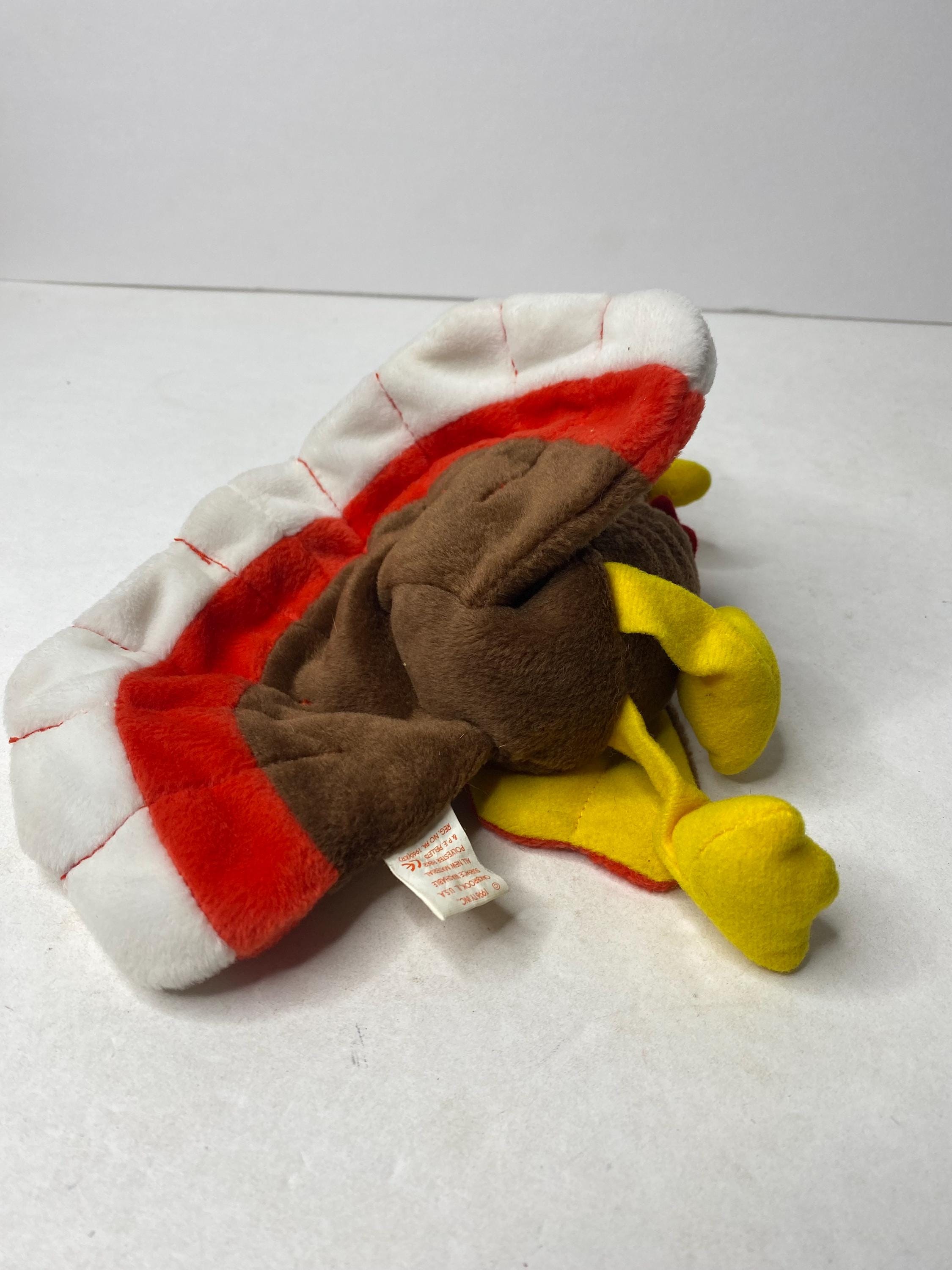 11月27日誕生日⚫️七面鳥のゴブル⚫️Ty ビーニーズ Beanie Baby Ty Beanie Baby Gobbles DOB: November 27, 1996 PE Pellets