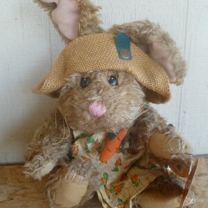 Pickford Bears Brass Button Flora Plush Jointed Bear W/ Tags 13&quot; Tall 1997 Stuffed Animal Toy