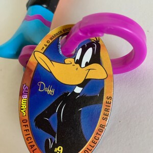 Subway Warner Bros Daffy Duck-sleutelhanger van pvc met tag 1999