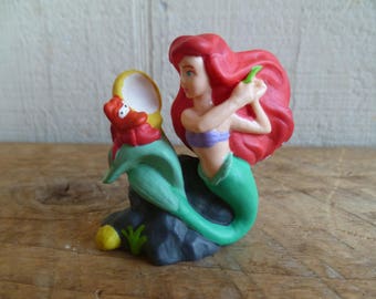 ヴィンテージ ディズニー ラージ 4.5インチ アリエル ピンクドレス