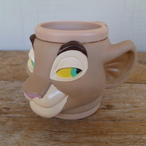 Disney Lion King &quot;Nala&quot; Cartoon Cup Mug Applause 3&quot; Tall X 5.5&quot; Wide