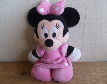 Peluche de Minnie Mouse de Disney, 30 cm de alto.