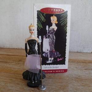 Barbie Solo In the Spotlight Hallmark Keepsake Ornament W/ Box 3.5&quot; Tall 1995