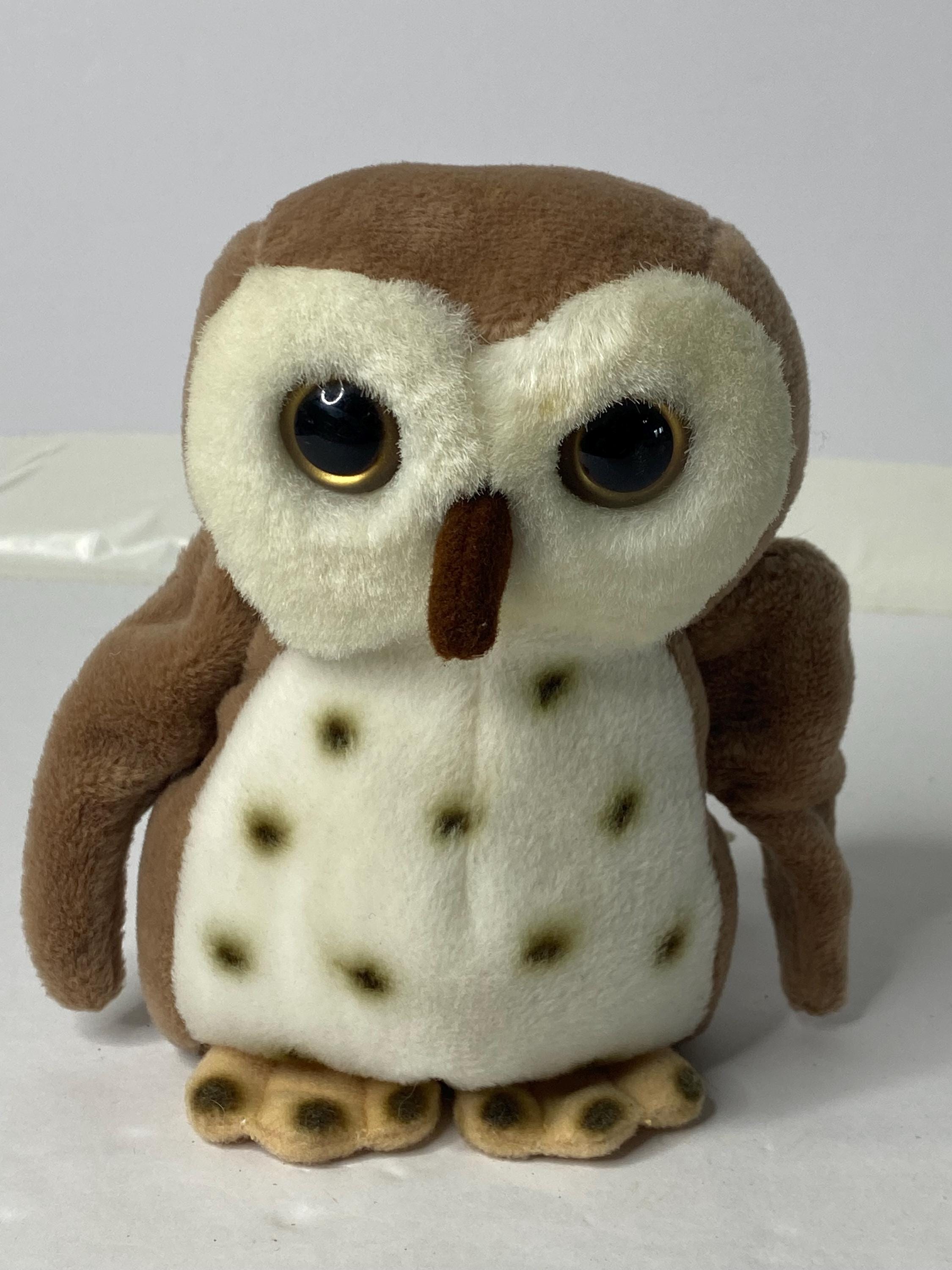 Steven Smith World Wildlife Fund Barn Owl 5.5" Tall Stuffed Animal Toy
