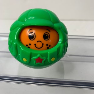 Fisher Price Little Under 3 Green Ball Vintage McDonalds 1996