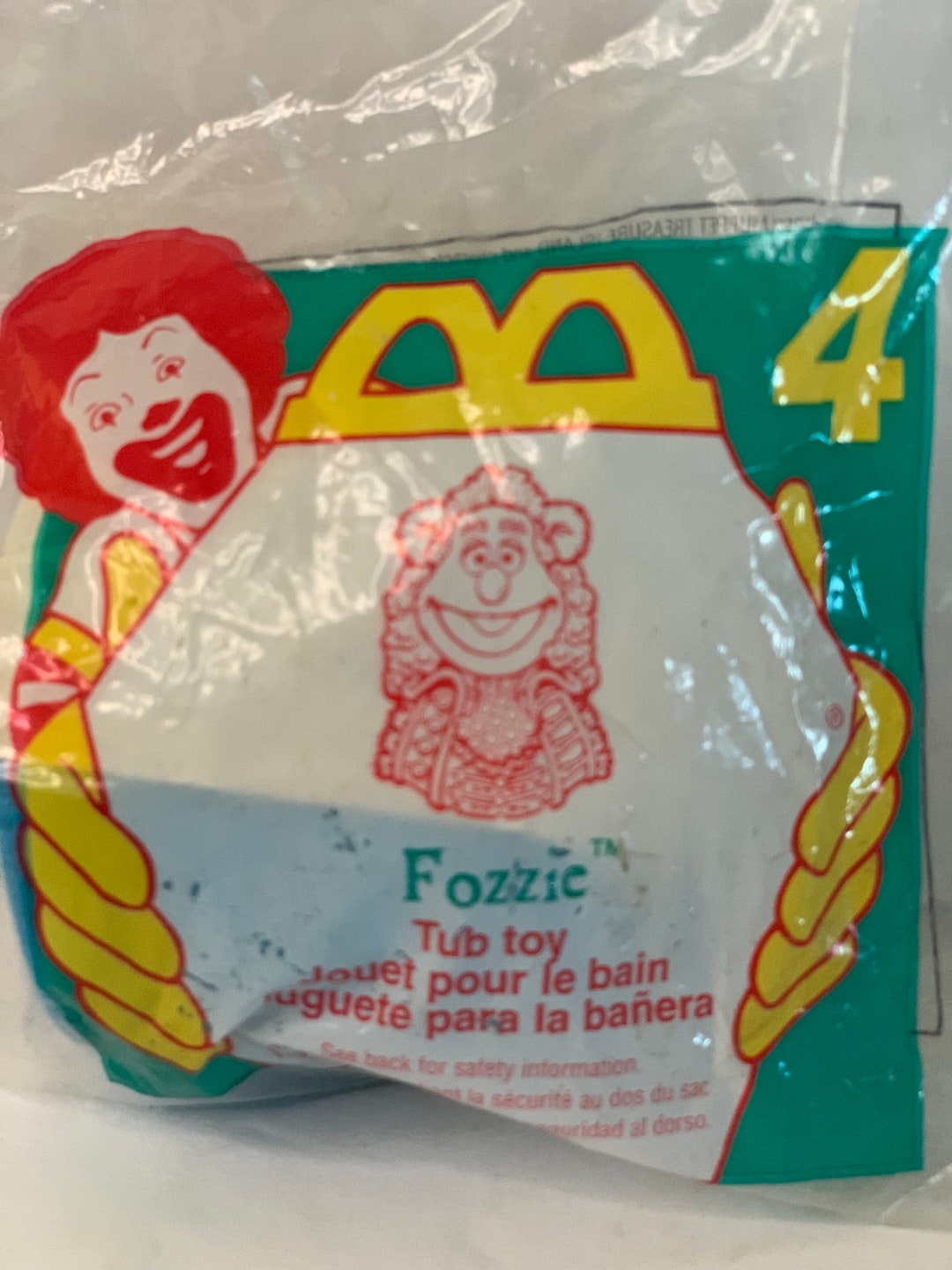 Sesame Street Fozzie Bear Muppets Treasure Island Tub Toy 3\, image size:1080x1440