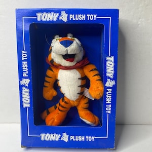 Kellogg's "Tony The Tiger" Plush In Box 11" Tall 1997 Stuffed Animal Toy