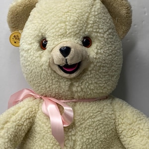 Snuggle Bear Large Plush Teddy Bear 24" Tall Lever Brothers by Russ Berrie