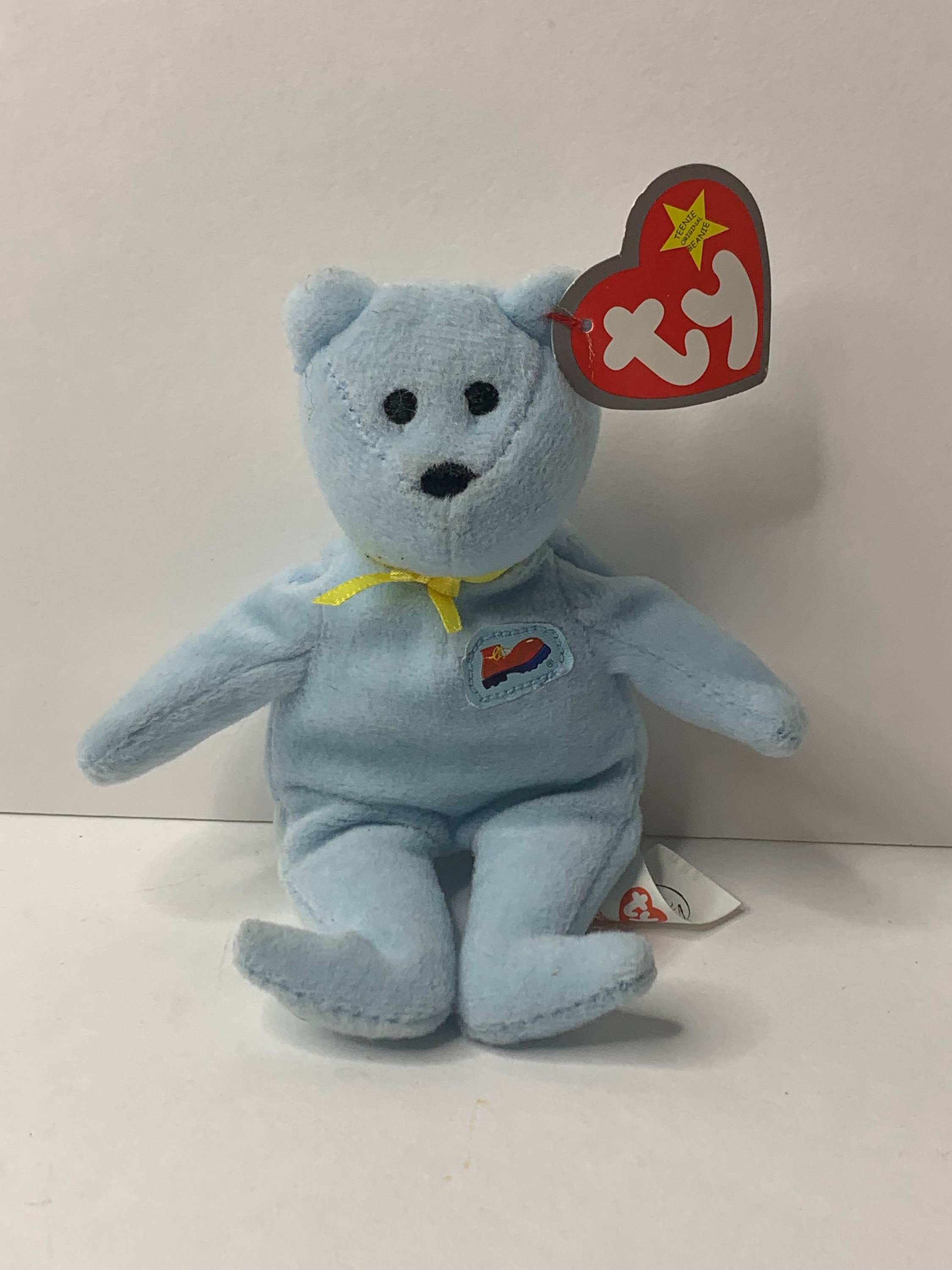 Ty Big Red Shoe the Bear Teenie Beanie Babies W/ Tags 5.5