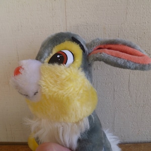 Disney Plush Bambi Bunny Rabbit Thumper 8.5&quot; Tall Stuffed Animal Toy