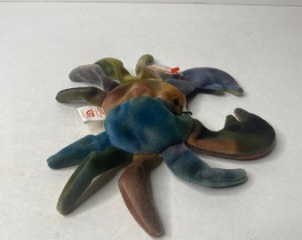 Ty Claude the Crab Plush Beanie Baby W/ Tags 9