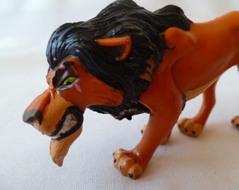 Disney Lion King Scar the Lion Pvc Cake Topper 4.5" Long Applause