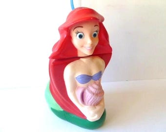 Kleine zeemeermin Ariel Big Sipper bekermok Disneyland 10" hoog