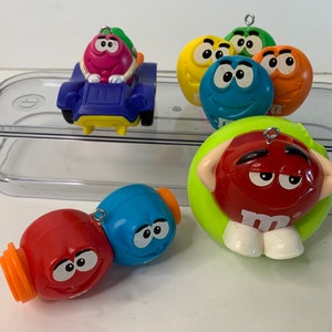 M & M Weihnachtsschmuck Candy Cake Toppers 4er-Set