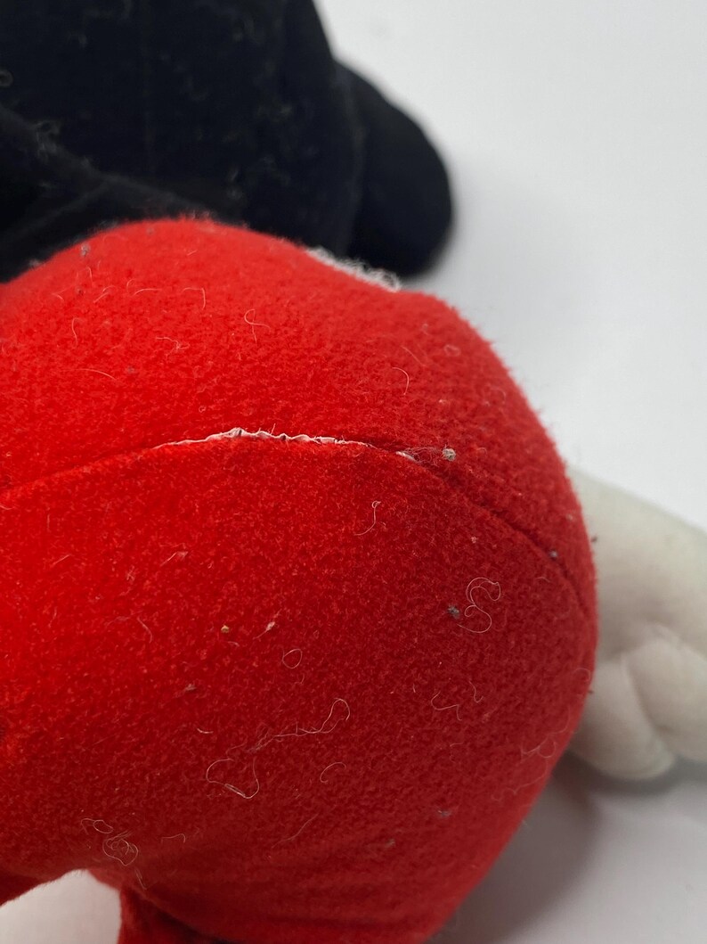 Mickey Mouse Bean Bag Plush Doll Walt Disney 10" Tall Stuffed Toy Doll image 5