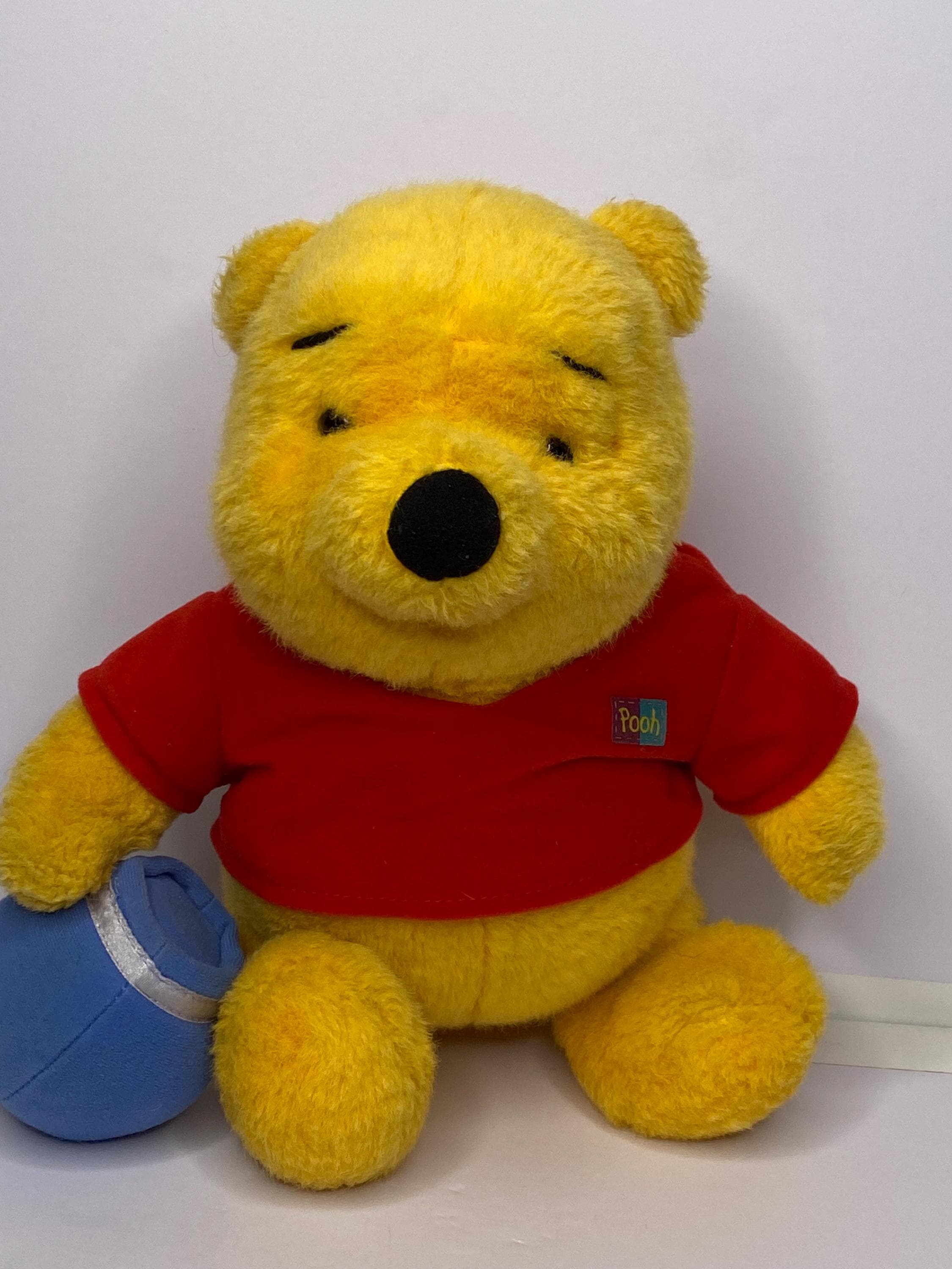 Disney Winnie the Pooh With Honey Pot Plush 14