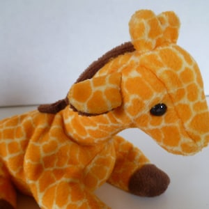 Ty Twigs the Giraffe Beanie Babies Plush Giraffe 8&quot; Long 1995 Stuffed Animal Toy