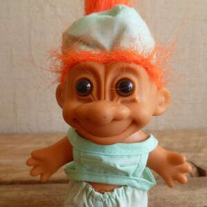 Russ Troll Doll Doctor Medical Outfit W/ Hat 8&quot; Tall W/ Hair