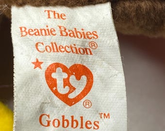 タイ・ゴブルズ・ザ・ターキー ビーニーベイビーズ ぬいぐるみ 七面鳥