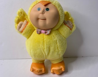 Cabbage Patch Preemie-docka Green Eyes med ankdräkt 30 cm hög gosedjursdocka från 1992