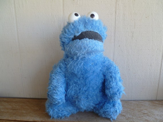 vintage cookie monster stuffed animal