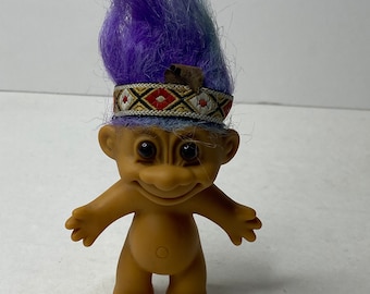 トロール人形ラス ヴィンテージ インディアン ネイティブアメリカン