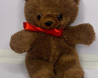 Vintage 1987 24K Polar Puff Special Effects Archie 4141 Teddy Bear