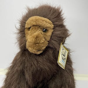 Kelly Trading Plush Cuddly Gorilla W/ Tags 18&quot; Tall Adorable Vintage Stuffed Animal Toy