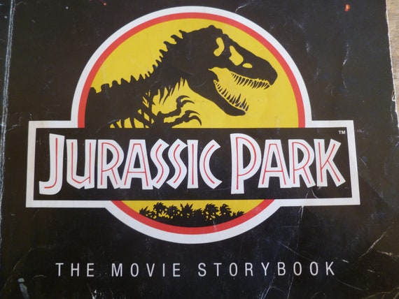 Vintage Jurassic Park il film storia libro dinosauro libro 1993 -   Italia
