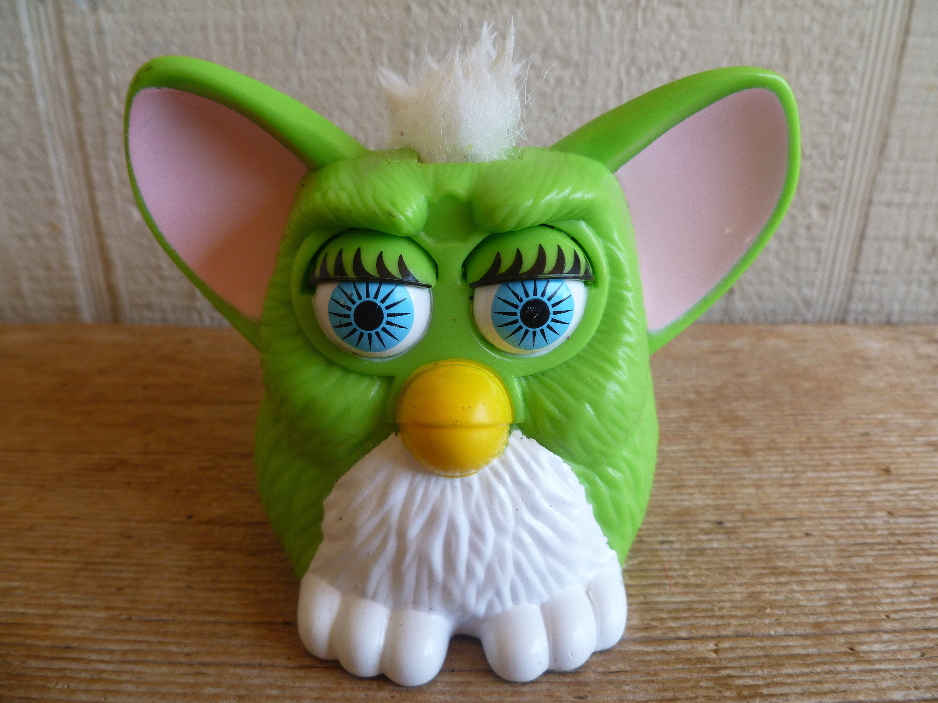 Green Furby Mcdonalds Happy Meal Toy 1998 