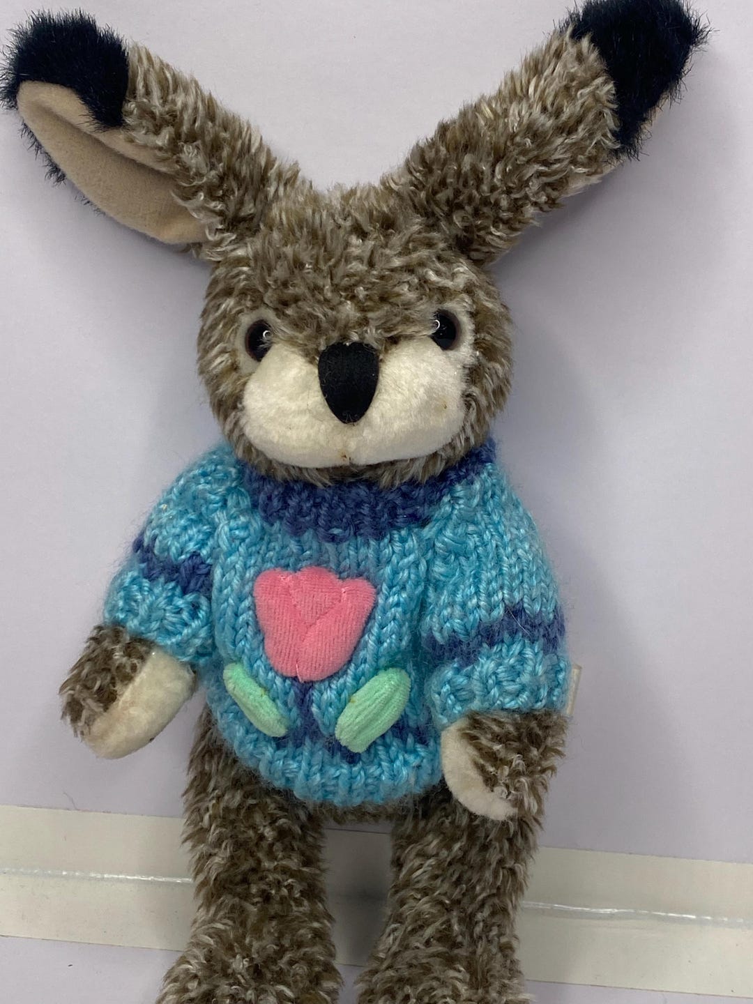 Plush Bunny Rabbit With Sweater Easter Tulip Hugfun International 12 ...