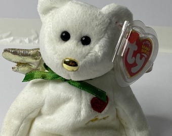 Ty Gift the Angel Bear Beanie Babies Pluche Angel Bear Store Excl. Hallmark met tags 9" hoog knuffeldier uit 2004