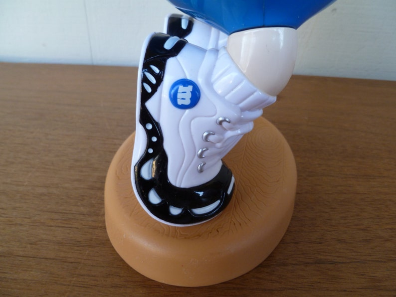 M /& M Blue Basetball Player Dispenser Advertising