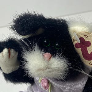 Ty Attic Treasures Jointed Plush "Purrcy" The Cat 9" Tall 1993 with Tags