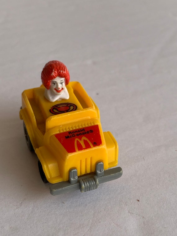McDonald's Ronald McDonald ミニカー Ronald Mcdonald Race Car 1985 Mcdonalds - Etsy