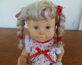 Poseable Sleepy Eyes Baby Doll 10" Tall 1996