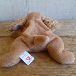 Ty Beanie Babies Plüsch Welpe Hund Spunky W / Tags 9 Long 1997 Stofftier Spielzeug. Bild 4