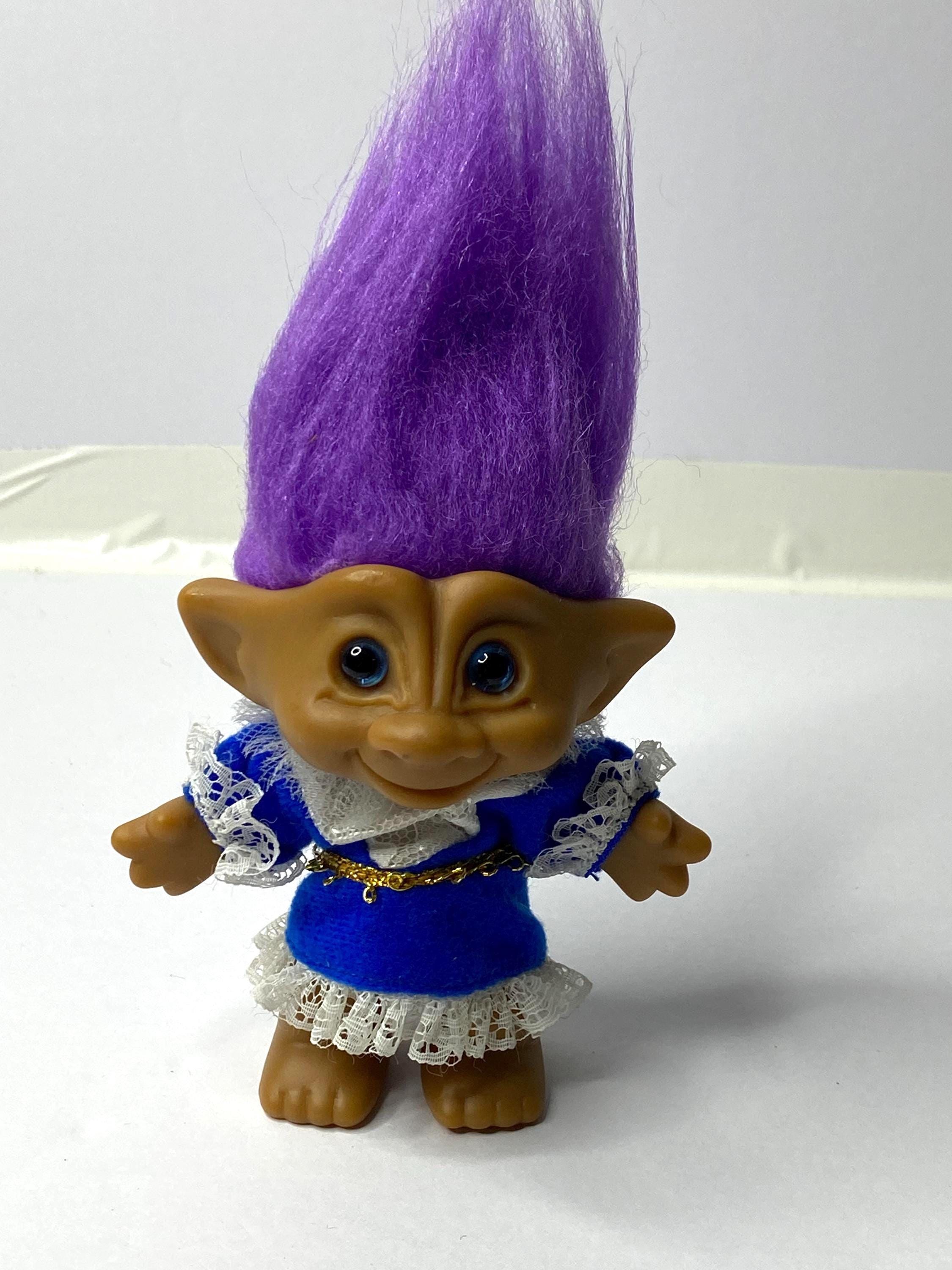 Ace Purple Rectangle Jewel Troll Doll 7