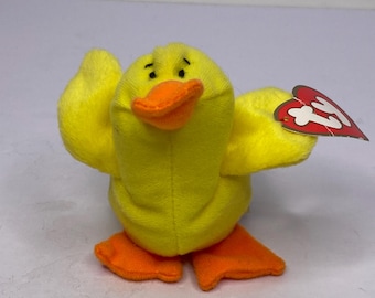 Russ Berrie Sunshine Yellow Duck 10” Soft Plush Stuffed Animal Toy