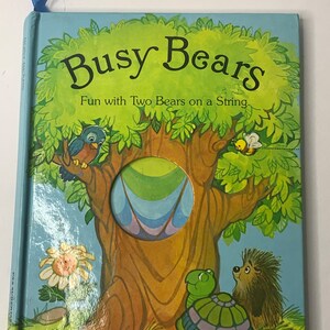 Vintage &quot;Busy Bears&quot; Fun with Two Bears  Pop Up Hardback Book 1981